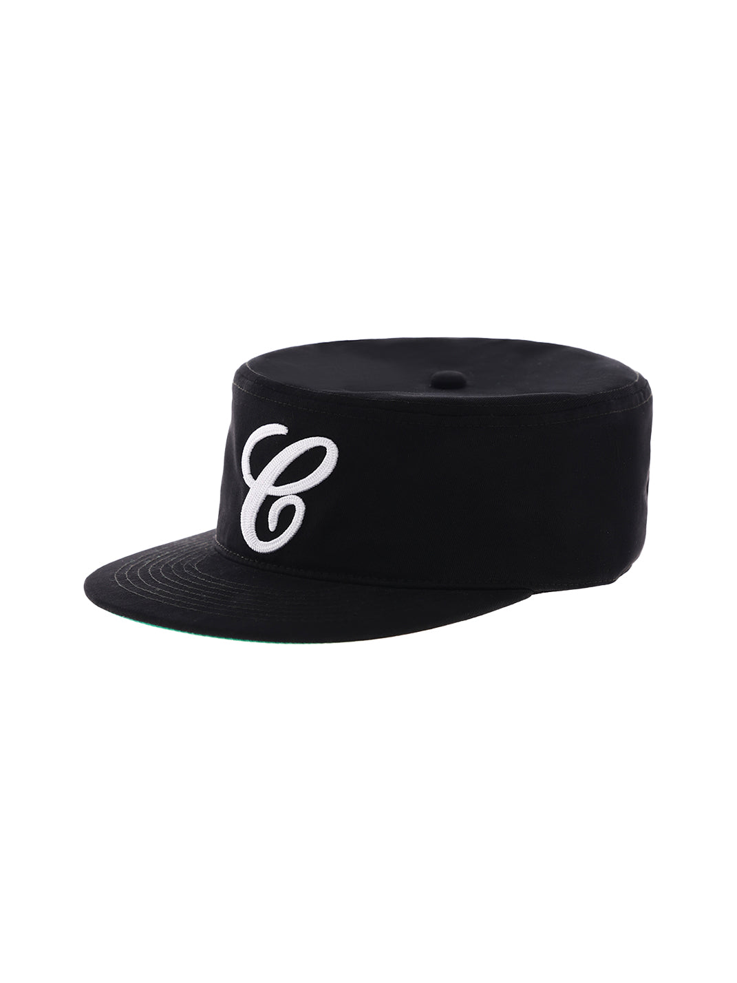 6CRAYON | Flat Brim Embroidered Baseball Cap-Black - PSYLOS 1, 6CRAYON | Flat Brim Embroidered Baseball Cap-Black, Hat, 6CRAYON•JAPAN, PSYLOS 1